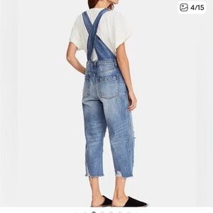 WE THE FREE Blue Denim Overalls Jeans 29